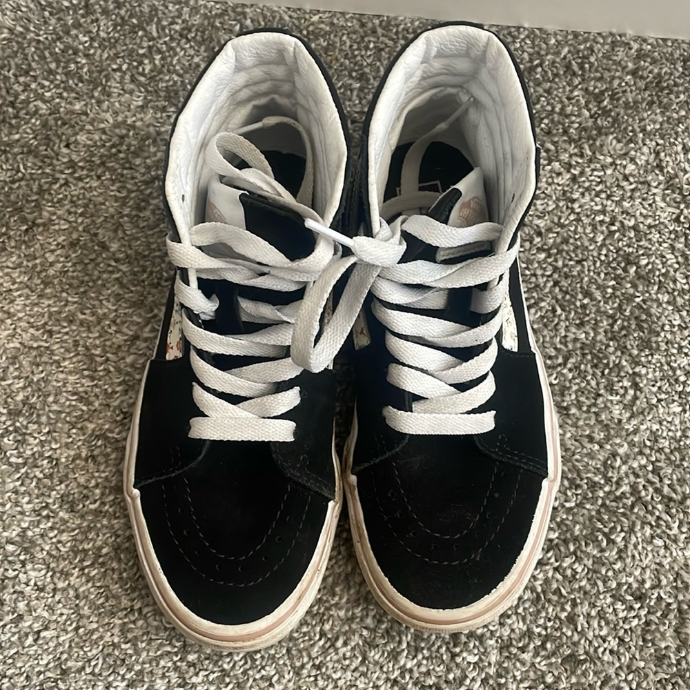 Little girls Vans High Top Size 2